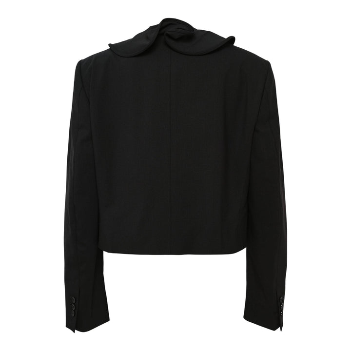 Club21 - MSGM - Ruffled Blouse - BLOUSES - Black