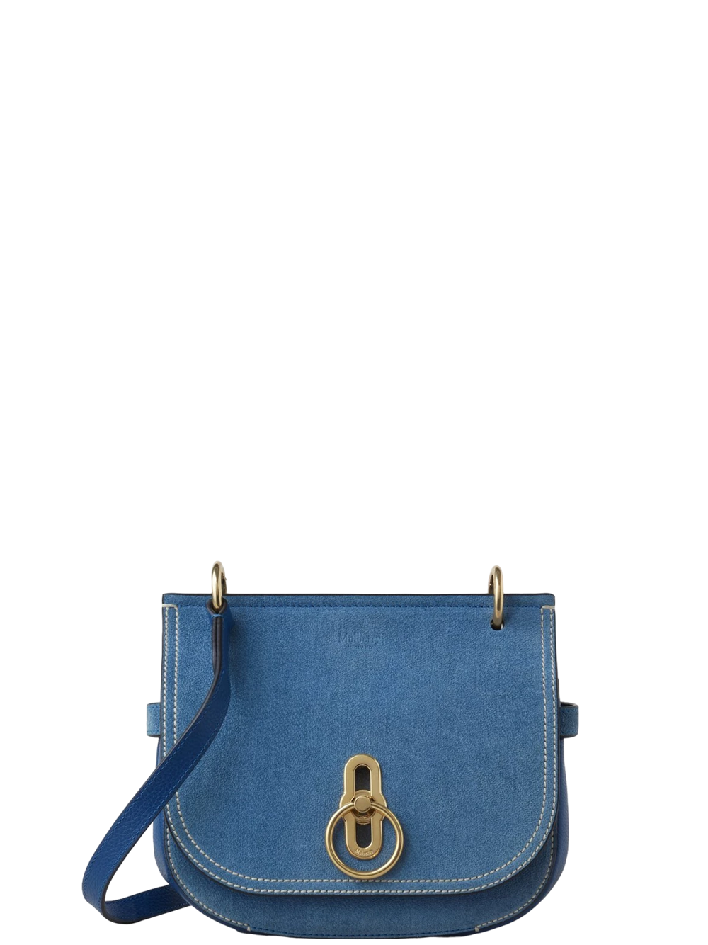 Small Amberley Satchel Indigo Denim Suede –