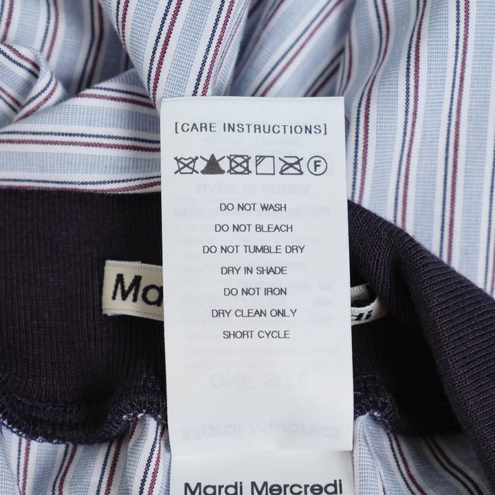 Club21 - Mardi Mercredi - Cotton Pleated Maxi Skirt Stripe - SKIRTS - Blue