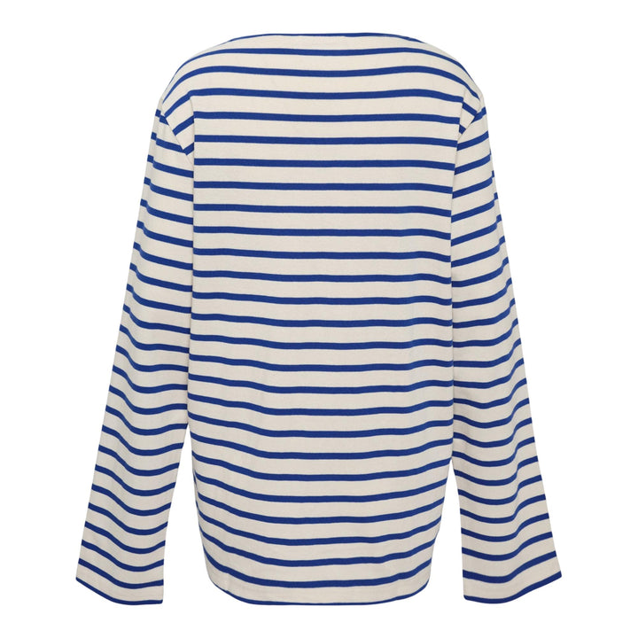 Club21 - Mardi Mercredi - Tshirt Long Sleeve Stripe - TEES - Navy