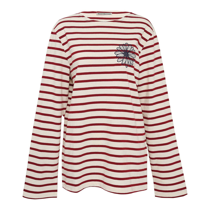 Club21 - Mardi Mercredi - Tshirt Long Sleeve Stripe - TEES - Red