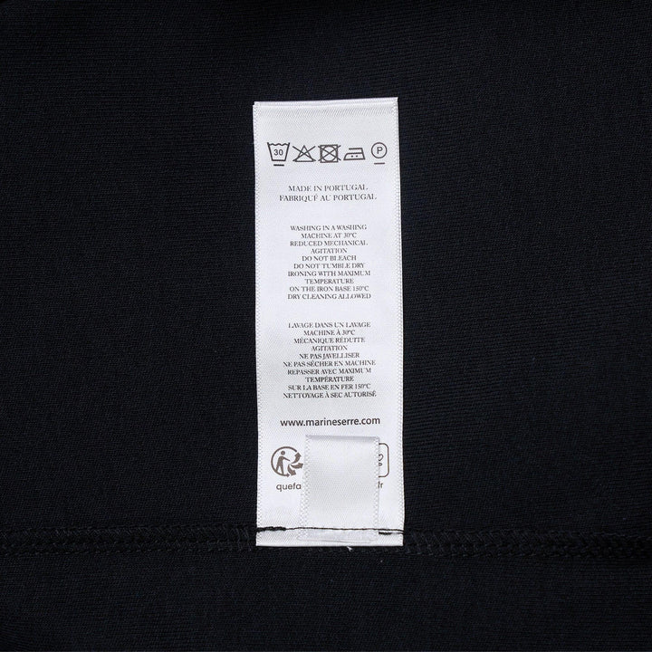 Club21 - Marine Serre - MS Sports Jersey Relaxed T-Shirt - TEES - Black