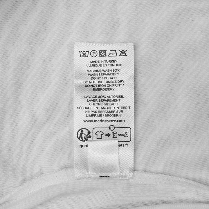 Club21 - Marine Serre - Trompe-L'Oeil Jewelry Jersey Baby Fit T-Shirt - TEES - White