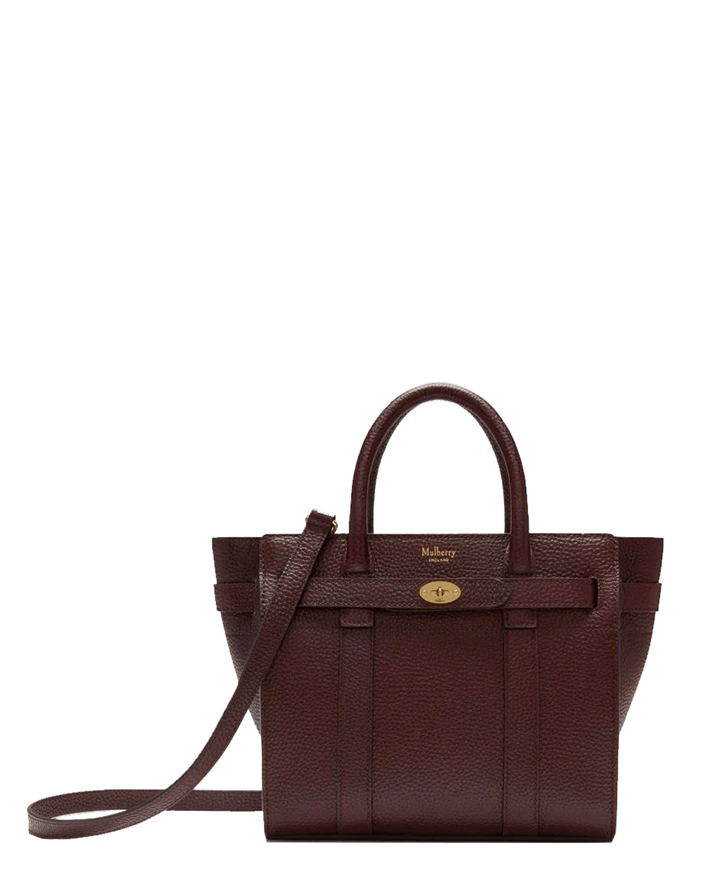 Mini Zipped Bayswater Small Classic Grain Oxblood Club21