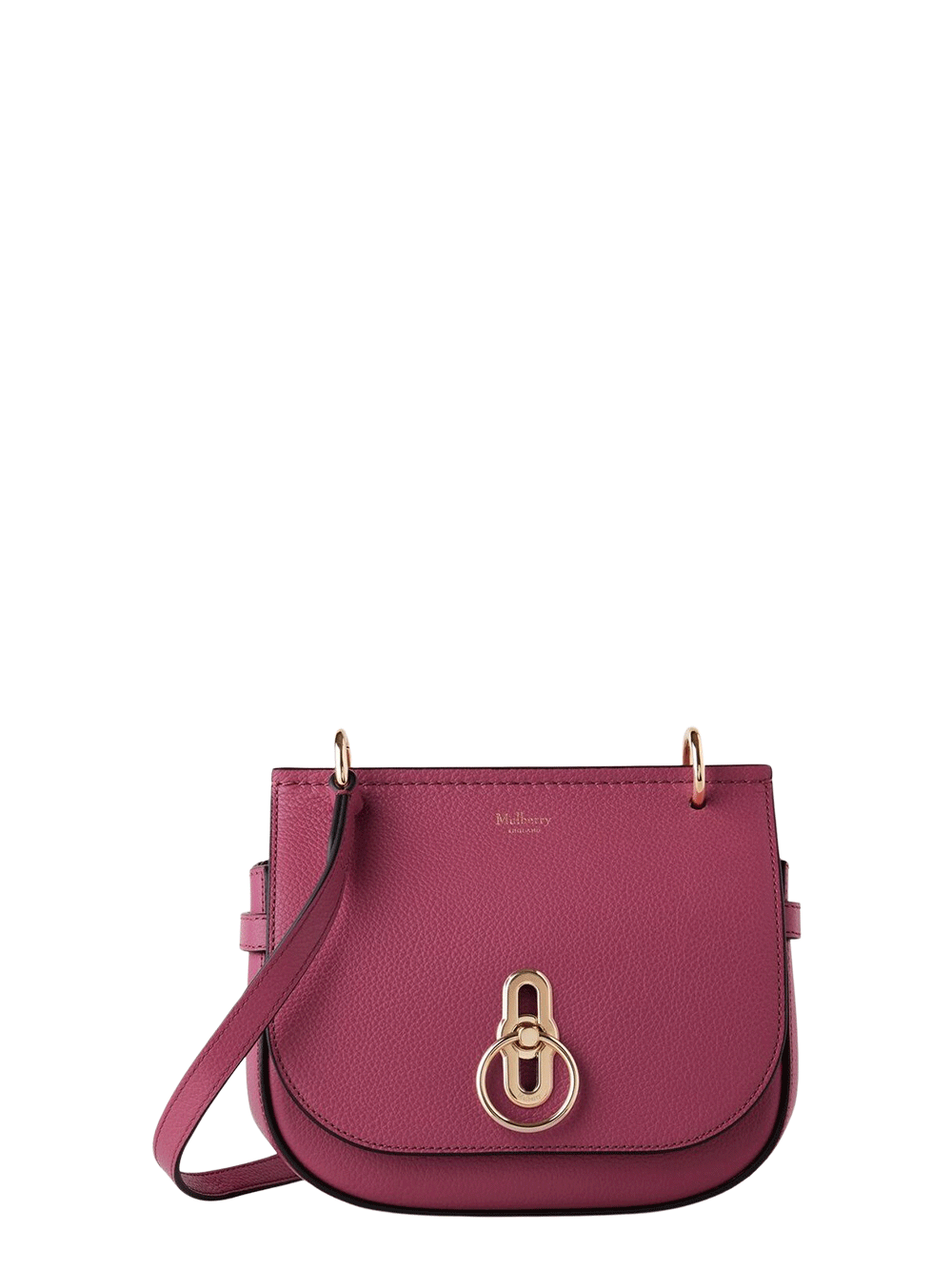 Small Amberley Satchel Small Classic Grain Wild Berry