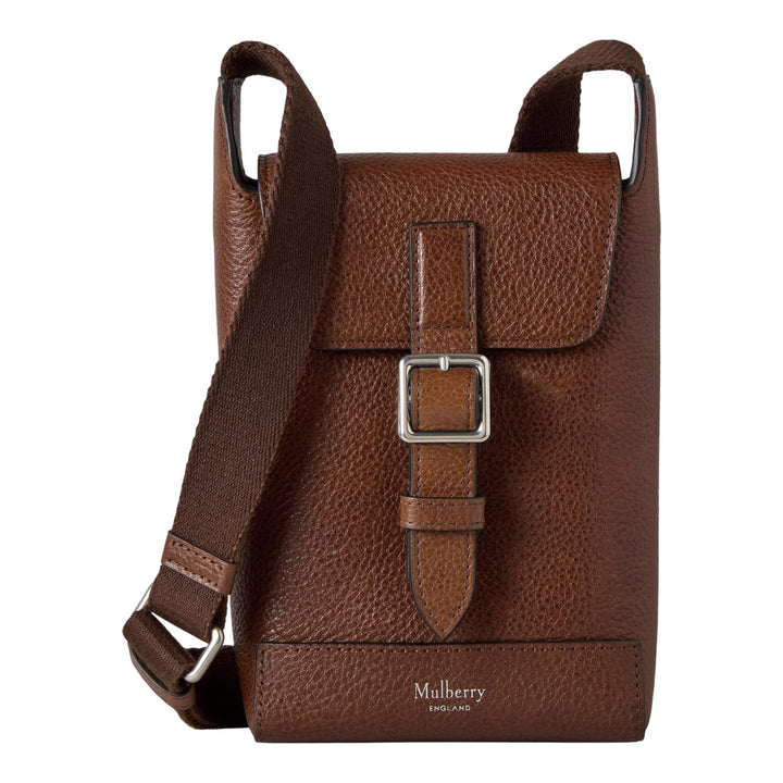 Club21 - Mulberry - Chiltern Phone Pouch Oak Natural Vegetable Tanned - POUCHES - Oak