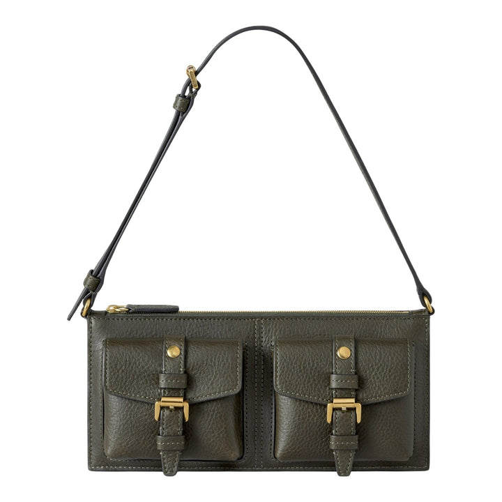 Club21 - Mulberry - Roxanne Mini Shoulder Bag NVT - MINI SHOULDER BAGS - Juniper Green