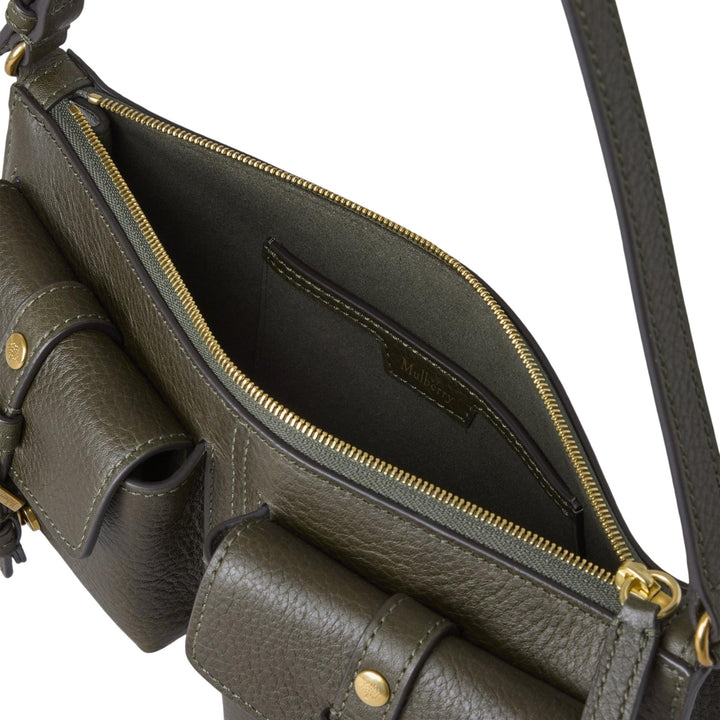 Club21 - Mulberry - Roxanne Mini Shoulder Bag NVT - MINI SHOULDER BAGS - Juniper Green