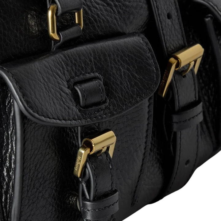 Club21 - Mulberry - Small Roxanne High Shine Leather - SMALL SHOULDER BAGS - Black