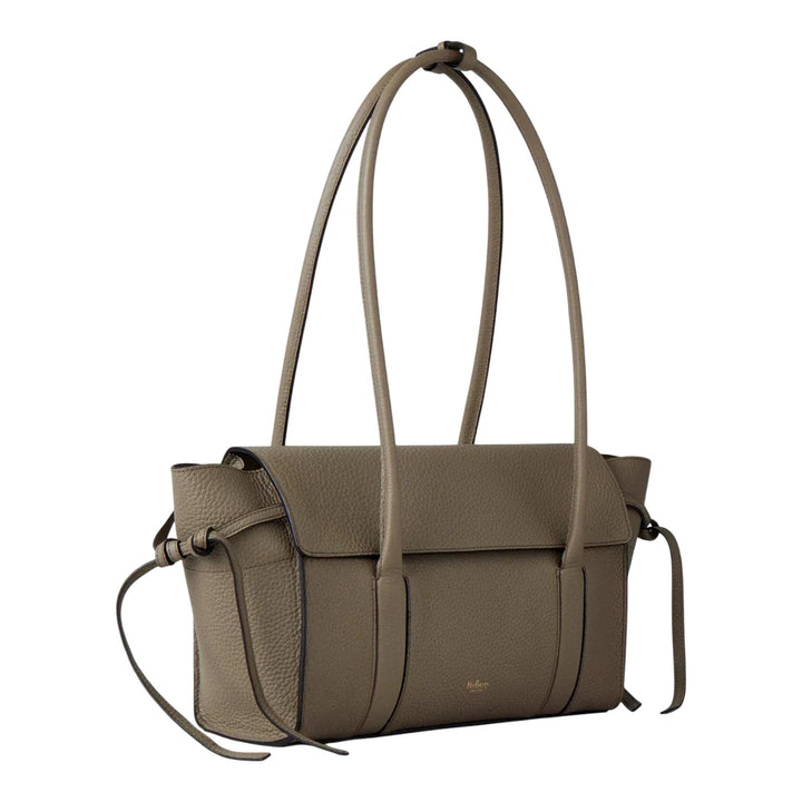 Club21 - Mulberry - Small Soft Bayswater Linen Green Heavy Grain - HANDBAGS - Green