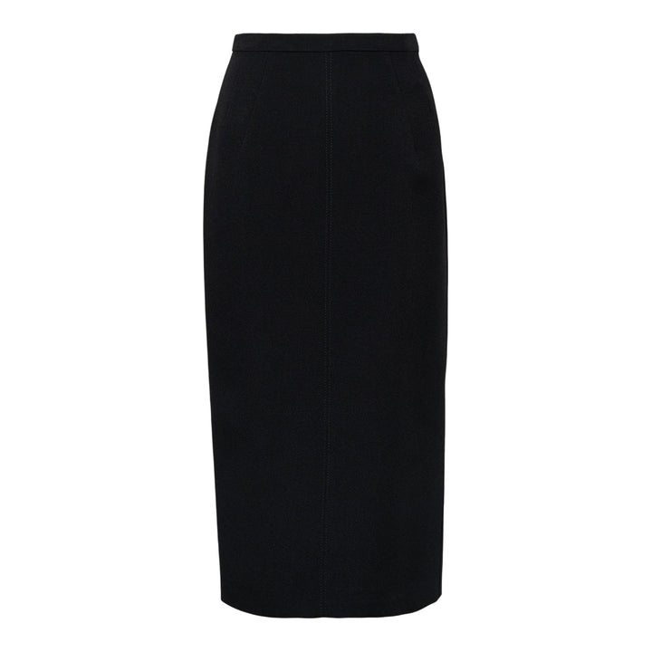 Club21 - N21 - Back Slit Viscose Skirt - SKIRTS - Black