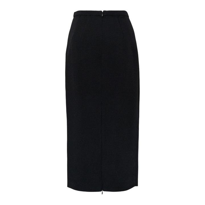 Club21 - N21 - Back Slit Viscose Skirt - SKIRTS - Black