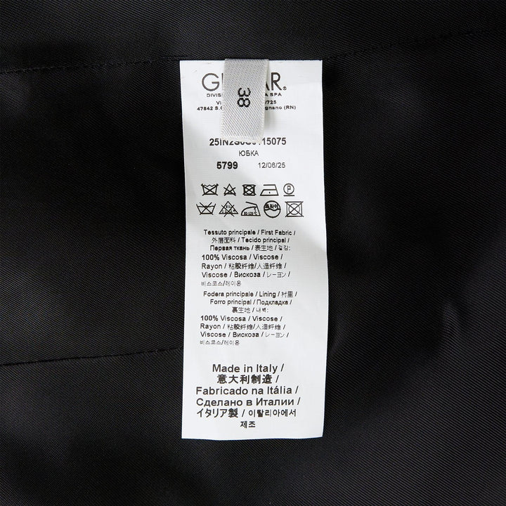 Club21 - N21 - Back Slit Viscose Skirt - SKIRTS - Black