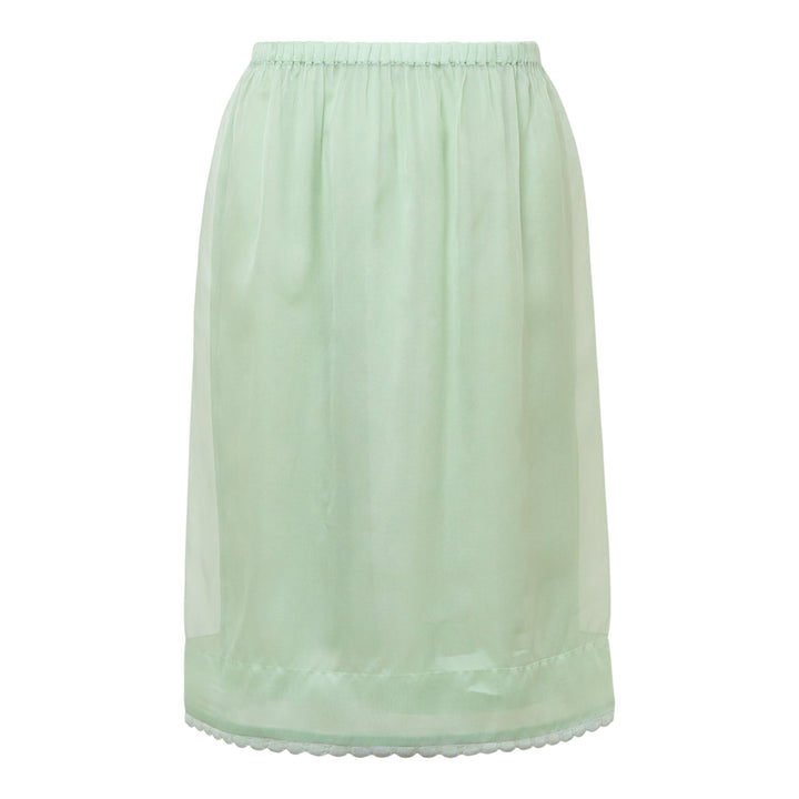 Club21 - N21 - Elastic Waist Silk Skirt - SKIRTS - Green