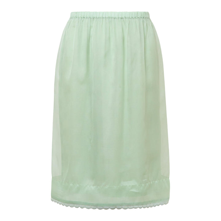 Club21 - N21 - Elastic Waist Silk Skirt - SKIRTS - Green