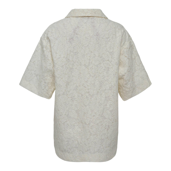 Club21 - N21 - Lace Over Size Polo - WOVEN TOPS - White