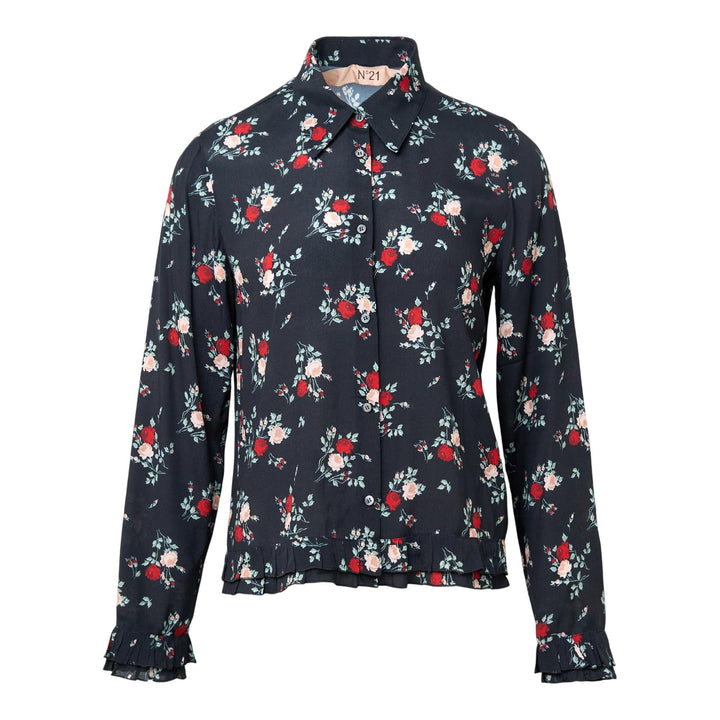 Club21 - N21 - Print Long Sleeve Blouse - BLOUSES - Print
