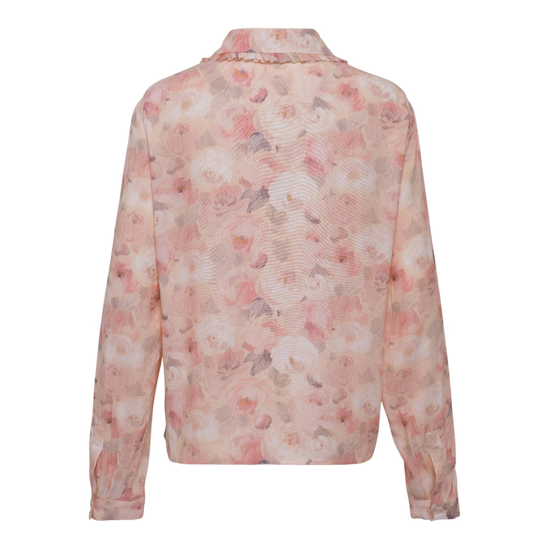 Club21 - N21 - Printed Ruffles Blouses - BLOUSES - Pink