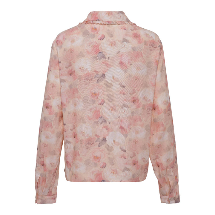 Club21 - N21 - Printed Ruffles Blouses - BLOUSES - Pink
