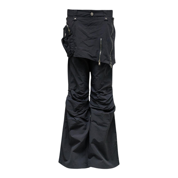 Club21 - NACHE - Boots Cut Skirt Pants Unisex - PANTS - Grey