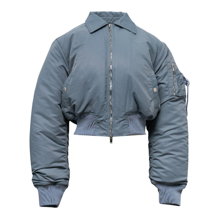 Club21 - NACHE - Cropped Bomber Jacket Unisex - BLOUSON - Blue