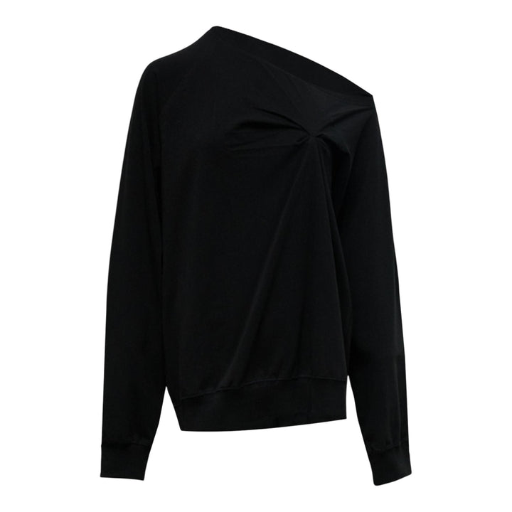 Club21 - NACHE - Pinched Long Sleeve Black - KNIT TOPS - Black
