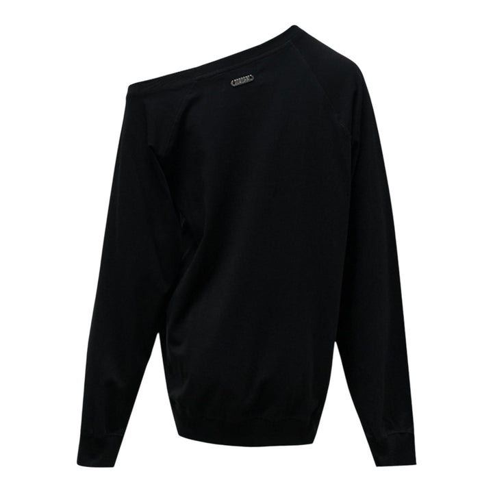 Club21 - NACHE - Pinched Long Sleeve Black - KNIT TOPS - Black