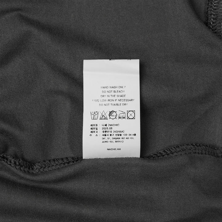 Club21 - NACHE - Pinched Long Sleeve Charcoal - KNIT TOPS - Grey