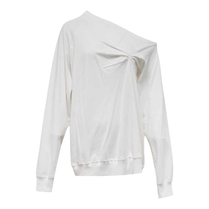 Club21 - NACHE - Pinched Long Sleeve Ivory - KNIT TOPS - Off-White