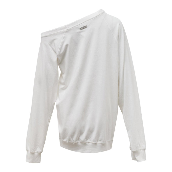 Club21 - NACHE - Pinched Long Sleeve Ivory - KNIT TOPS - Off-White