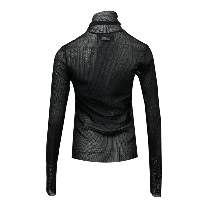 Club21 - NACHE - Pulled Neck Long Sleeve Black - WOVEN TOPS - Black