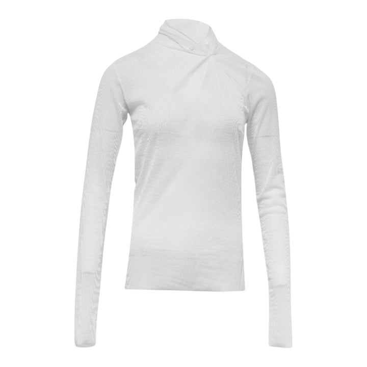 Club21 - NACHE - Pulled Neck Long Sleeve Black - WOVEN TOPS - Off-White