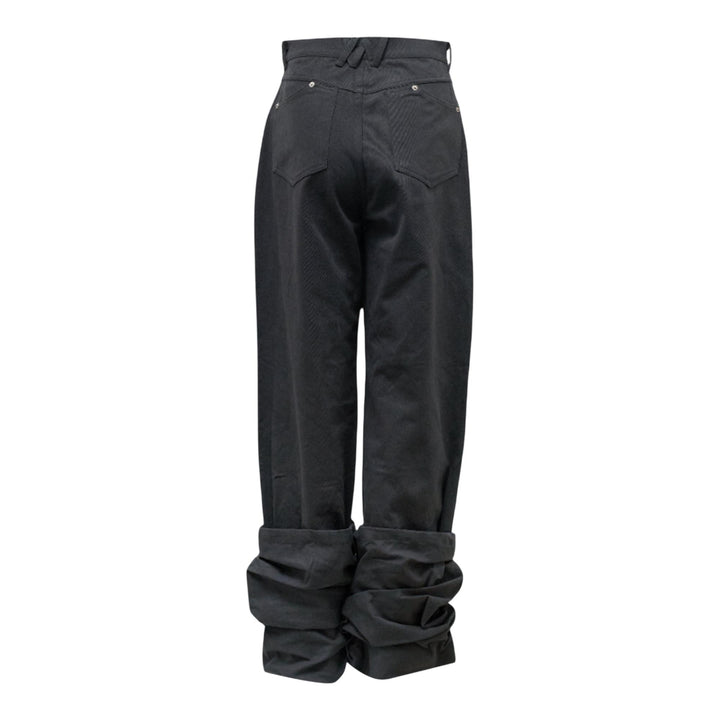Club21 - NACHE - Reverse Cotton Pants Charcoal - JEANS - Grey