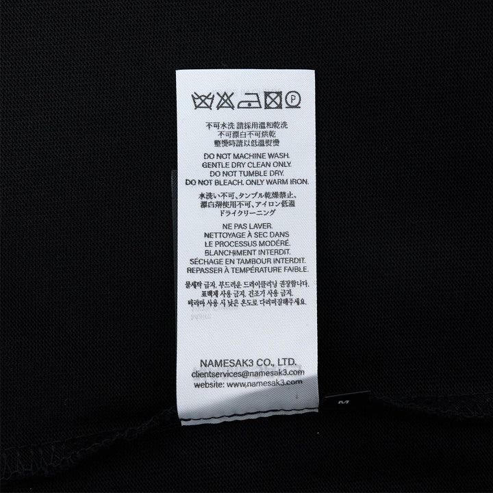 Club21 - NAMESAKE - Sava Oversized Warning Tee - TEES - Black