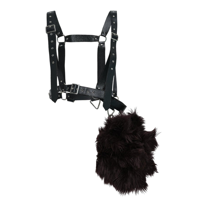 Club21 - Noir Kei Ninomiya - Fake Fur Vest - VESTS - Black