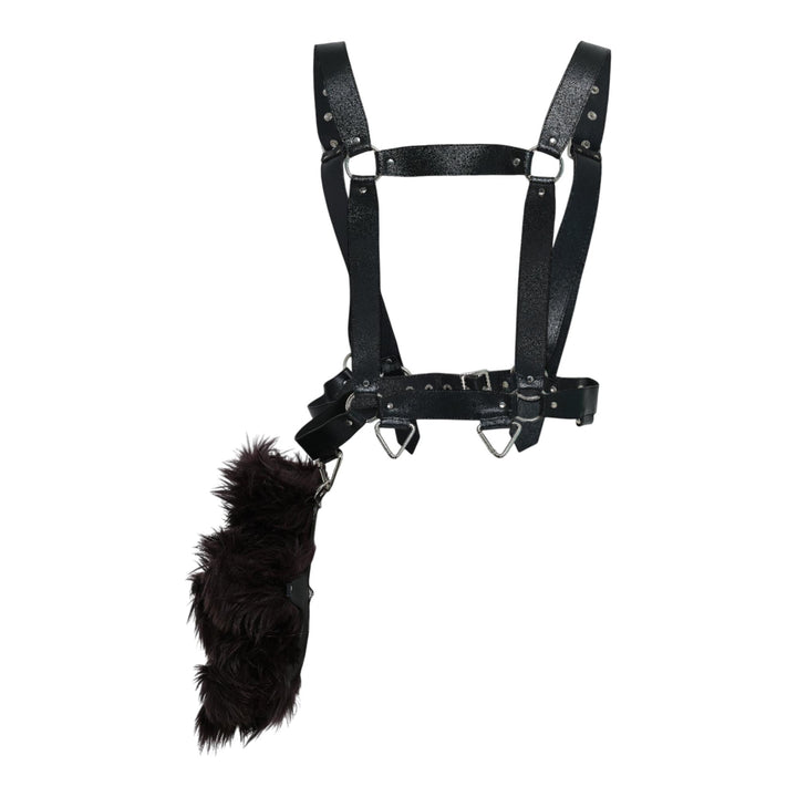 Club21 - Noir Kei Ninomiya - Fake Fur Vest - VESTS - Black