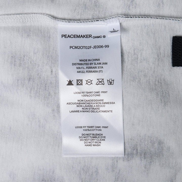 Club21 - OAMC Peacemaker - Loose Fit T-Shirt Camo Print - TEES - Print