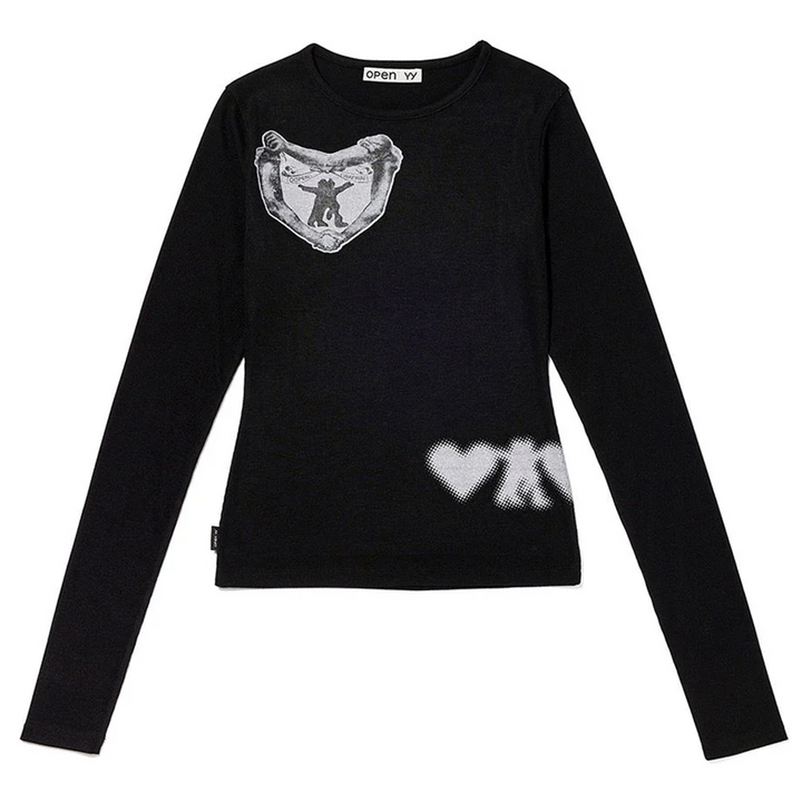 Áo Top YY Hug&Heart kẻ sọc