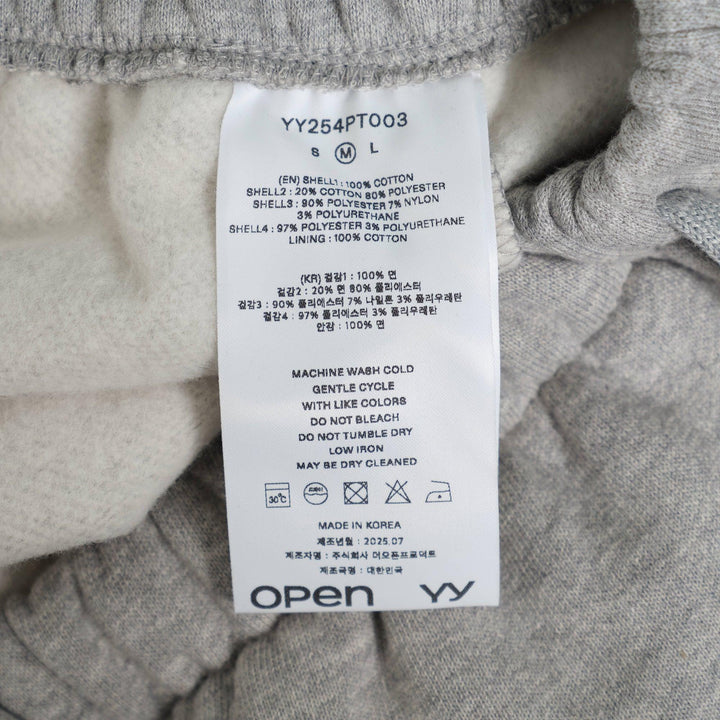 Club21 - OPEN YY - Argyle Patched Lounge Pants - PANTS - Light Grey