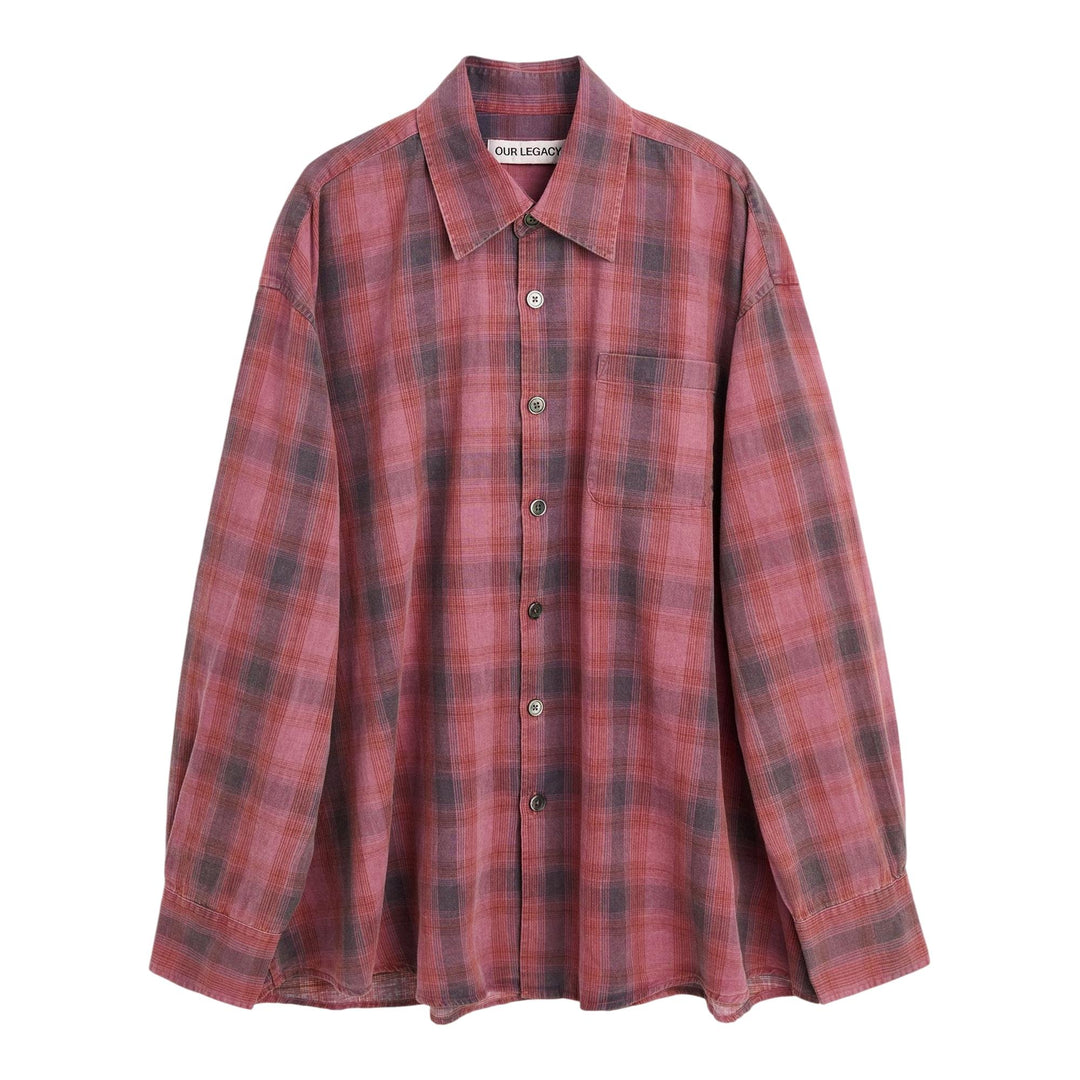 Club21 - OUR LEGACY - Borrowed Shirt - SHIRTS - Red