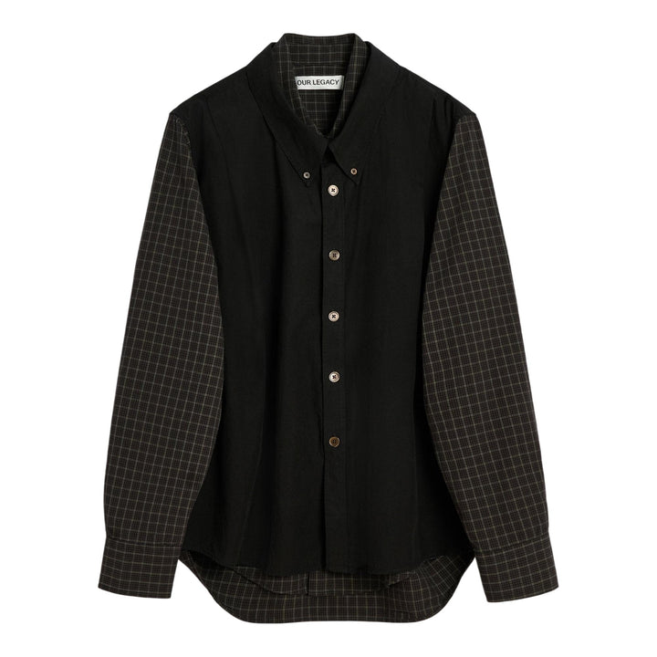 Club21 - OUR LEGACY - Double Borrowed Shirt - SHIRTS - Black