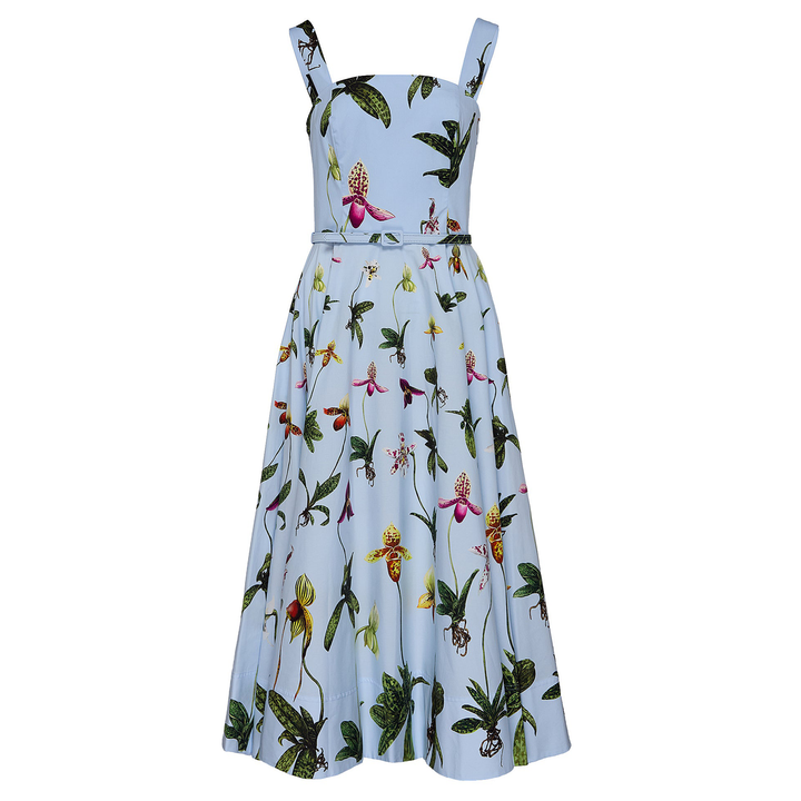 Oscar_de_la_Renta_Orchids_Cotton_Poplin_Full_Dress_LightBlue