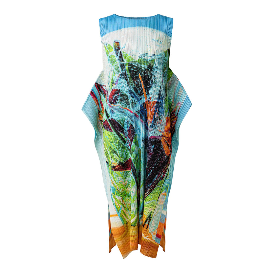 PLEATS-PLEASE-ISSEY-MIYAKE-TROPICAL-WINTER-Dress-Blue-1