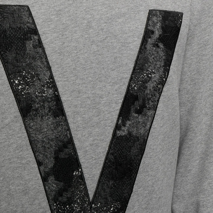 Club21 - PORTS V - Cut&Sew Long Sleeve Crew Neck Sweatshirt - SWEATSHIRTS - Grey