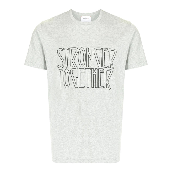 Club21 - PORTS V - Mens Knitted T-Shirt - TEES - Grey