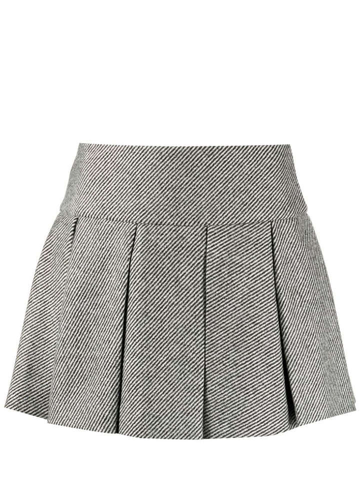 Palm-Angels-Mini-Pleated-Skirt-Grey-1
