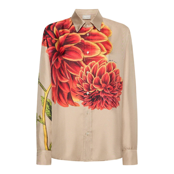 Club21 - Pierre-Louis Mascia - Aloe Bio Longsleeve Shirt - BLOUSES - Beige
