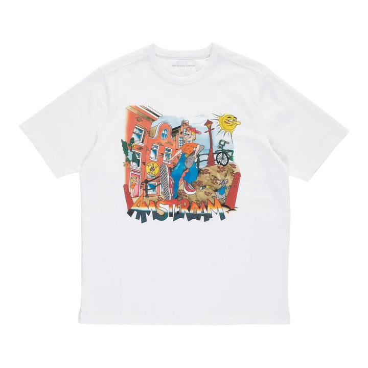 Club21 - Pop Trading Company - Ben-G Amsterdam T-Shirt - TEES - White