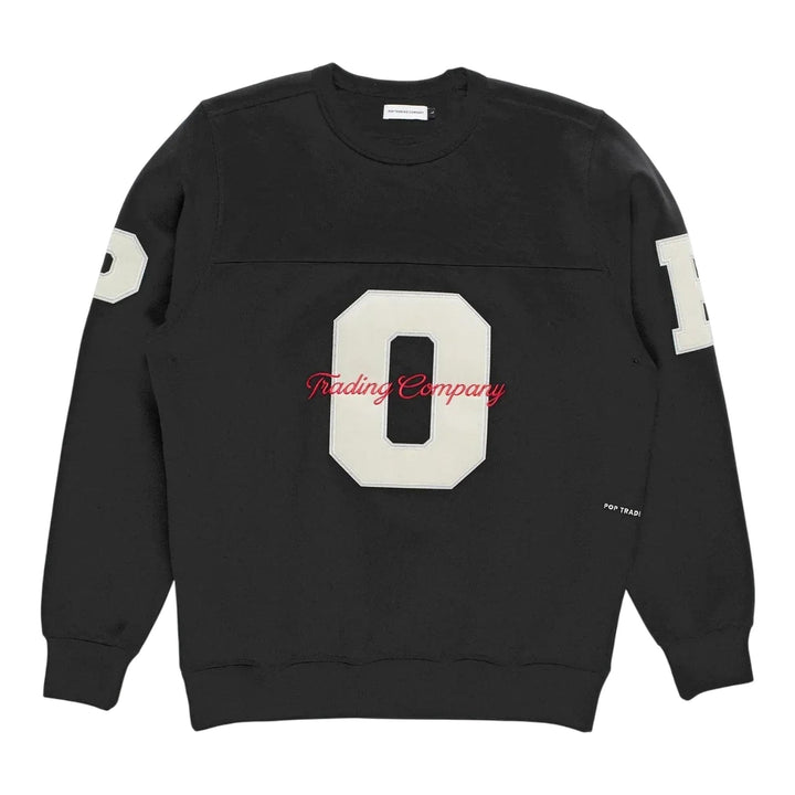 Club21 - Pop Trading Company - College Crewneck Sweatshirt - SWEATSHIRTS - Black