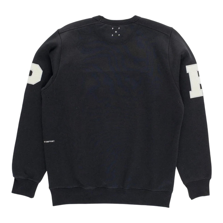 Club21 - Pop Trading Company - College Crewneck Sweatshirt - SWEATSHIRTS - Black